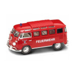 Vatrogasno vozilo kamion vatrogasac Volkswagen Microbus diecast 1:43