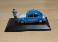 VW Buba Milicija SFRJ i milicioner/milicajac