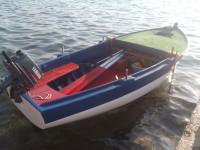 Drveni plastificirani kaić 4,60m