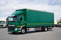 DAF CF / 290 / ACC / E 6 / FIRANKA + WINDA / 21 PALET / DŁ. 8,7 M /