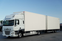 DAF CF 450 / ZESTAW TANDEM 120 M3 / PRZEJAZDOWY / KONTENER / 7,2 M +
