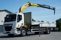 DAF LF 250 / 4X2 / SKRZYNIOWY - 7.3 + HDS HYVA HB 150X -E3 / STEROWA