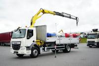 DAF LF / 250 / SKRZYNIOWY + HDS / HYVA HB-150 / PILOT / ROTATOR