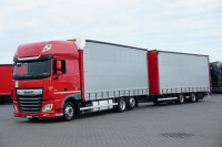 DAF XF / 480 / ACC / EURO 6 / ZESTAW PRZEJAZDOWY 120 M3