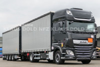 DAF  XF 480 Curtainsider Truck + Curtainsider Trailer