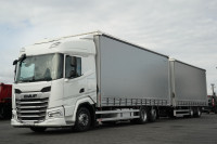 DAF XF 480 / ZESTAW TANDEM / 120 M3  / OŚ PODNOSZONA / I-PARK COOL /