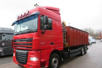 DAF XF105.410 6x2 Container + Crane