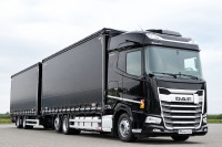 DAF XG 480 / ZESTAW TANDEM / 120 M3 / PRZEJAZDOWY / OŚ PODNOSZONA /