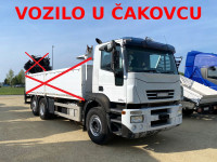 Iveco AS260S43 6x2 - SAMO ŠASIJA, retarder, zakretna osovina