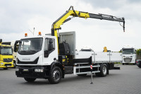 IVECO EUROCARGO / 180-250 / SKRZYNIOWY + HDS / HYVA HC - 153 / ROTATOR