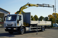 IVECO EUROCARGO 180E25 / BURTOWA - 7,3 M / HDS HYVA CRANE HB 150 / MAX