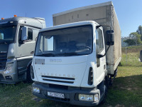 Iveco Eurocargo 75E15; Sanduk 6,10 m; Rampa; Reg do 04/22