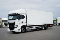 IVECO S-WAY / 420 / E 6 / KONTENER + WINDA / 22 PALETY / RETARDER / OŚ