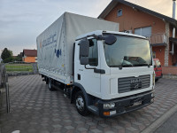 Man 8.180 tgl  sanduk dužine 5,20 rampa,jastučar