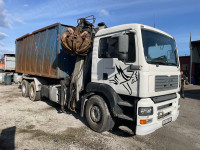 MAN TGA abrollkipper sa dizalicom 20.000+ PDV