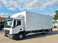 MAN TGL 12.250, rampa, bočne str, sanduk 7.2m, ACC, Leasing/Zamjene