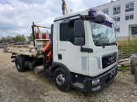 MAN TGL 8.180 Kipper Kran PK 7001K