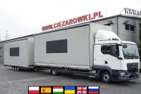 MAN TGL 8.190 4×2 sleeper / 80 tho. km!!! / 2022 / with trailer / 2