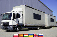 MAN TGL 8.190 4×2 / sleeper cab / 80 tho. km!!! / 2022 / with traile