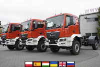 MAN TGM 18.250 4x4 / chassis 520 cm / no mileage / 3 units