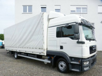 MAN TGL 12.220, 2014 g. Euro 5, spavaća, rampa, klima,