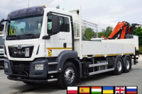 MAN TGS 26.420 6×4 / Fassi F215A.2.24 / remote control / Rotator / p