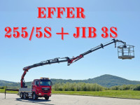 MAN TGS 28.480 * EFFER 255/5S + JIB 3S + FUNK * 6x4 * TOP