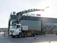 MAN TGS 35.480 8x4 HIAB 1055E-8 HiPro Crane FLY JIB