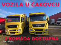 MAN TGX 24.440 6x2, 2 KOM DOSTUPNA, retarder, full zrak, sanduk 7.3 m