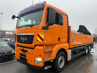 MAN TGX 26.400 6x2 - Kran HIAB; Automatik; Sanduk 6,5m; Zakr.zad.osov.