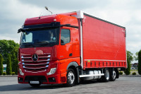 Mercedes-Benz ACTROS 2545 / FIRANKA - 7,4 M / SOLÓWKA / MEGA / PLANDEK
