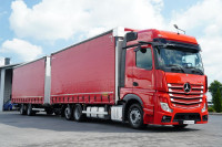 Mercedes-Benz ACTROS 2545 / ZESTAW TANDEM 120 M3 / PRZEJAZDOWY / FIRAN