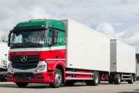Mercedes-Benz Actros 4 box-bodied truck + AGL 290 box trailer