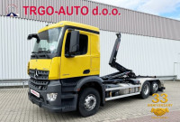 Mercedes Benz Arocs 2642 L 6x2, podizna osovina, Hiab ABROLL