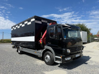Mercedes benz Atego 1224 - rampa + kran