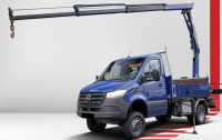 Mercedes-Benz SPRINTER 519 4x4 / IGLHAUT All-Wheel Drive / Flatbed + C