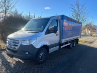 Mercedes-Benz SPRINTER 519 CDI / Flatbed + Curtain Side / RWD / L2 / 6