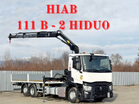 Renault T 380 * HIAB 111 B - 2 HIDUO + FUNK / 6x2!