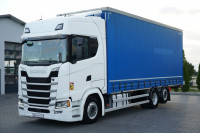 Scania S 450 / FIRANKA 8,2 m / 6x2 / OŚ PODNOSZONA / EURO 6