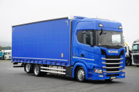 Scania S 500 / ACC / E 6 / FIRANKA / 20 PALET / DŁ. 8,1 M / RETARDER