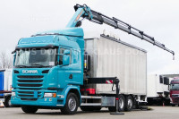 Scania G410 Curtain-Side Truck / Crane (PM-230) / Remote Control / Tai