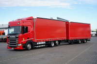 Scania R 450 / ACC / EURO 6 / ZESTAW PRZEJAZDOWY 120 M3 / RETARDER