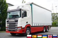 Scania R540 6x2 / Firanka 19 EPAL / Ładowność 16 t / DMC 68 t