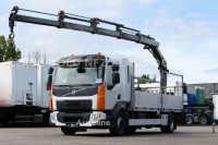 Volvo FL 280 Flatbed Truck / HIAB Crane / Side Boards / Euro 6