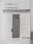 Masažer za tijelo Wellneo massage mat 3in1