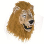 1 kom Lateks maska ​​za glavu lava - Realističan životinjski kostim