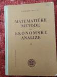 Martić: Matematičke Metode Za Ekonomske Analize  2