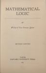 Quine,Willard Van Orman: Mathematical Logic