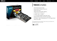 ASROCK 980DE3/U3 motherboard Intel® s procesorom FX4100