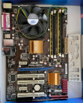 matična ASUS P5QL/EPU + procesor Intel Core2duo Quad Q8200 + RAM 4Gb